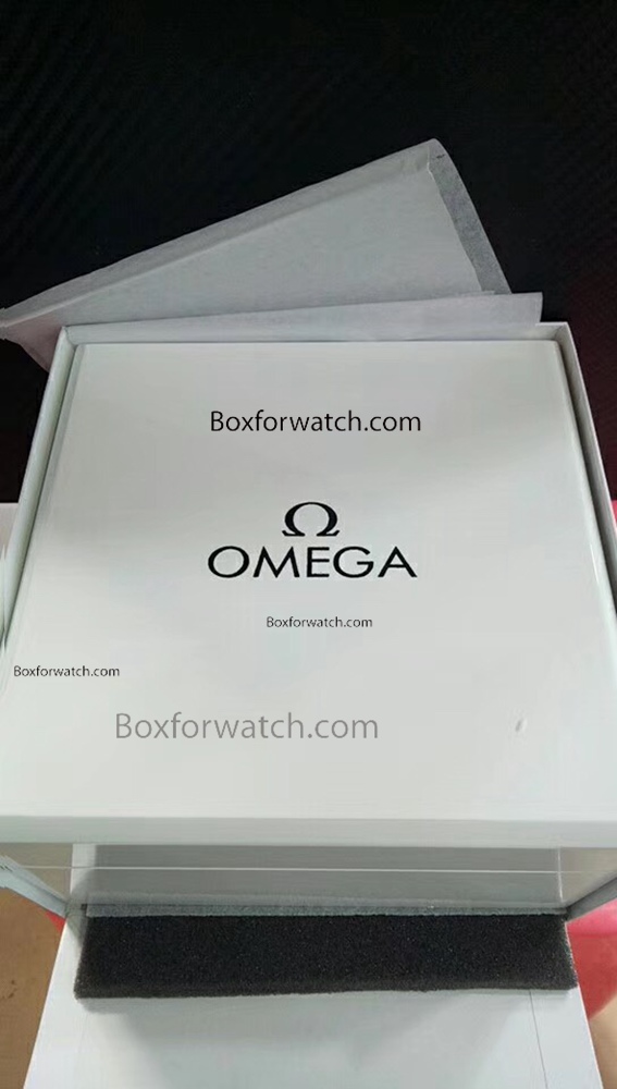 Buy Replacement OMEGA White Copy Watch Boxes Black Inner